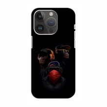 Крутые Чехлы для iPhone 14 Pro Max (AlphaPrint) Тры обезьяны - купить на Floy.com.ua
