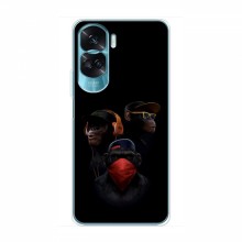 Крутые Чехлы для Huawei Honor 90 Lite (AlphaPrint) Тры обезьяны - купить на Floy.com.ua