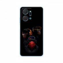 Крутые Чехлы для Huawei Honor X7a (AlphaPrint) Тры обезьяны - купить на Floy.com.ua