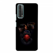 Крутые Чехлы для Huawei P Smart 2021 (AlphaPrint) Тры обезьяны - купить на Floy.com.ua
