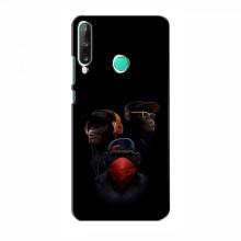 Крутые Чехлы для Huawei Y7p (2020) (AlphaPrint) Тры обезьяны - купить на Floy.com.ua