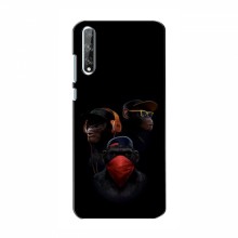 Крутые Чехлы для Huawei P Smart S / Y8p (2020) (AlphaPrint) Тры обезьяны - купить на Floy.com.ua