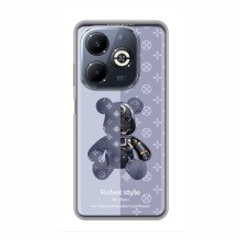 Крутые Чехлы для Infinix Smart 8 Plus (AlphaPrint) Медвежонок Louis Vuitton - купить на Floy.com.ua