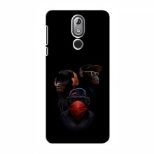 Крутые Чехлы для Nokia 3.2 (2019) (AlphaPrint) Тры обезьяны - купить на Floy.com.ua