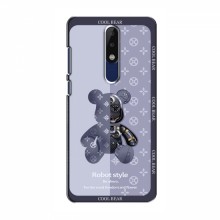 Крутые Чехлы для Nokia 5.1 Plus (X5) (AlphaPrint) Медвежонок Louis Vuitton - купить на Floy.com.ua
