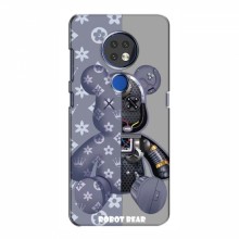 Крутые Чехлы для Nokia 6.2 (2019) (AlphaPrint) Робот Мишка Луи Витон - купить на Floy.com.ua