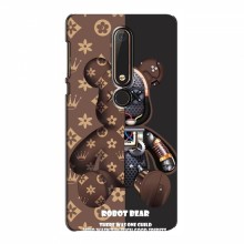 Крутые Чехлы для Nokia 6 2018 (AlphaPrint) Медведь Луи Витон - купить на Floy.com.ua