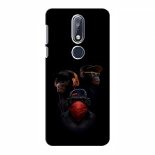 Крутые Чехлы для Nokia 7.1 (AlphaPrint) Тры обезьяны - купить на Floy.com.ua