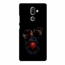 Крутые Чехлы для Nokia 7 Plus (AlphaPrint) Тры обезьяны - купить на Floy.com.ua