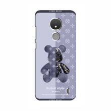 Крутые Чехлы для Nokia C21 (AlphaPrint) Медвежонок Louis Vuitton - купить на Floy.com.ua