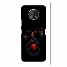 Крутые Чехлы для Nokia G50 (AlphaPrint) Тры обезьяны - купить на Floy.com.ua