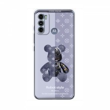Крутые Чехлы для Motorola MOTO G60 (AlphaPrint) Медвежонок Louis Vuitton - купить на Floy.com.ua