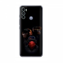 Крутые Чехлы для Motorola MOTO G60 (AlphaPrint) Тры обезьяны - купить на Floy.com.ua
