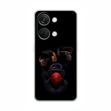Крутые Чехлы для OnePlus Nord 3 5G (AlphaPrint) Тры обезьяны - купить на Floy.com.ua