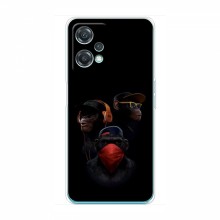 Крутые Чехлы для OnePlus Nord CE 2 Lite 5G (AlphaPrint) Тры обезьяны - купить на Floy.com.ua