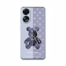 Крутые Чехлы для OPPO A58 (4G) (AlphaPrint) Медвежонок Louis Vuitton - купить на Floy.com.ua