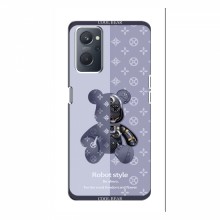 Крутые Чехлы для OPPO A76 (AlphaPrint) Медвежонок Louis Vuitton - купить на Floy.com.ua