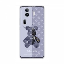 Крутые Чехлы для OPPO Reno 11 Pro 5G (AlphaPrint) Медвежонок Louis Vuitton - купить на Floy.com.ua