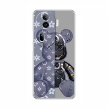 Крутые Чехлы для OPPO Reno 11 Pro 5G (AlphaPrint) Робот Мишка Луи Витон - купить на Floy.com.ua