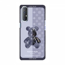 Крутые Чехлы для OPPO Reno 3 (AlphaPrint) Медвежонок Louis Vuitton - купить на Floy.com.ua