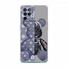 Крутые Чехлы для OPPO Reno 5 Lite (AlphaPrint) Робот Мишка Луи Витон - купить на Floy.com.ua