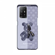 Крутые Чехлы для OPPO Reno 5z (AlphaPrint) Медвежонок Louis Vuitton - купить на Floy.com.ua