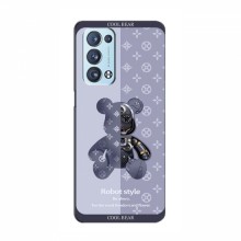 Крутые Чехлы для OPPO Reno 6 Pro (5G) (AlphaPrint) Медвежонок Louis Vuitton - купить на Floy.com.ua