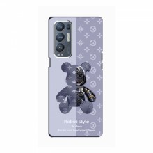 Крутые Чехлы для OPPO Reno5 Pro Plus (5G) (AlphaPrint) Медвежонок Louis Vuitton - купить на Floy.com.ua