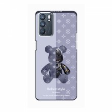 Крутые Чехлы для OPPO Reno6 (4G) (AlphaPrint) Медвежонок Louis Vuitton - купить на Floy.com.ua