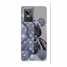 Крутые Чехлы для RealMe 10 Pro (AlphaPrint) Робот Мишка Луи Витон - купить на Floy.com.ua