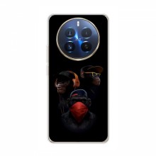 Крутые Чехлы для RealMe 12 Pro (AlphaPrint) Тры обезьяны - купить на Floy.com.ua