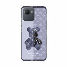 Крутые Чехлы для RealMe C30 (AlphaPrint) Медвежонок Louis Vuitton - купить на Floy.com.ua