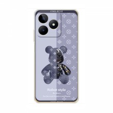 Крутые Чехлы для RealMe C53 (AlphaPrint) Медвежонок Louis Vuitton - купить на Floy.com.ua