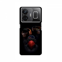 Крутые Чехлы для RealMe GT Neo 5 (AlphaPrint) Тры обезьяны - купить на Floy.com.ua