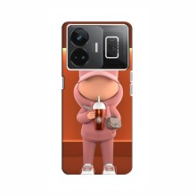 Крутые Чехлы для RealMe GT Neo 5 (AlphaPrint) С кофе в руках - купить на Floy.com.ua