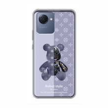 Крутые Чехлы для RealMe NARZO 50i Prime (AlphaPrint) Медвежонок Louis Vuitton - купить на Floy.com.ua