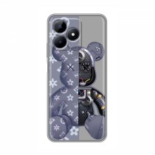 Крутые Чехлы для RealMe Note 50 (AlphaPrint) Робот Мишка Луи Витон - купить на Floy.com.ua