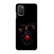 Крутые Чехлы для Samsung Galaxy A03s (AlphaPrint) Тры обезьяны - купить на Floy.com.ua