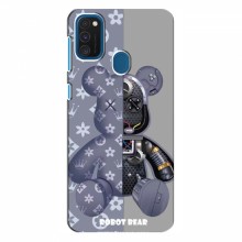 Крутые Чехлы для Samsung Galaxy A21s (AlphaPrint) Робот Мишка Луи Витон - купить на Floy.com.ua