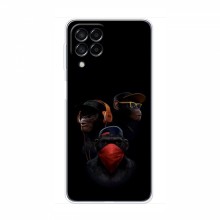 Крутые Чехлы для Samsung Galaxy A22 5G (AlphaPrint) Тры обезьяны - купить на Floy.com.ua
