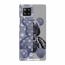 Крутые Чехлы для Samsung Galaxy A42 (5G) (AlphaPrint) Робот Мишка Луи Витон - купить на Floy.com.ua