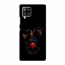 Крутые Чехлы для Samsung Galaxy A42 (5G) (AlphaPrint) Тры обезьяны - купить на Floy.com.ua