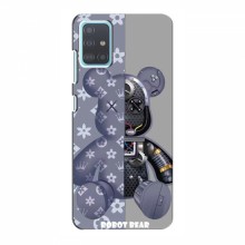 Крутые Чехлы для Samsung Galaxy A51 (A515) (AlphaPrint) Робот Мишка Луи Витон - купить на Floy.com.ua