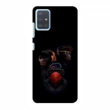 Крутые Чехлы для Samsung Galaxy A51 (A515) (AlphaPrint) Тры обезьяны - купить на Floy.com.ua
