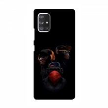 Крутые Чехлы для Samsung Galaxy A52 (AlphaPrint) Тры обезьяны - купить на Floy.com.ua