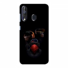Крутые Чехлы для Samsung Galaxy A60 2019 (A605F) (AlphaPrint) Тры обезьяны - купить на Floy.com.ua