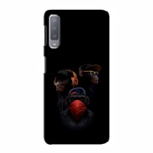 Крутые Чехлы для Samsung A7-2018, A750 (AlphaPrint) Тры обезьяны - купить на Floy.com.ua