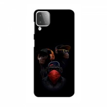 Крутые Чехлы для Samsung Galaxy M12 (AlphaPrint) Тры обезьяны - купить на Floy.com.ua