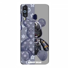Крутые Чехлы для Samsung Galaxy M40 (AlphaPrint) Робот Мишка Луи Витон - купить на Floy.com.ua