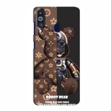 Крутые Чехлы для Samsung Galaxy M40 (AlphaPrint) Медведь Луи Витон - купить на Floy.com.ua